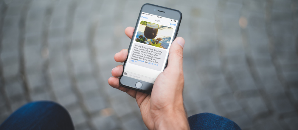 Restaurant Marketing Ideas for November textALERT example